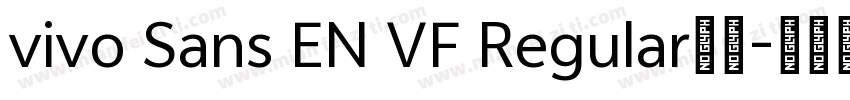 vivo Sans EN VF Regular字体字体转换